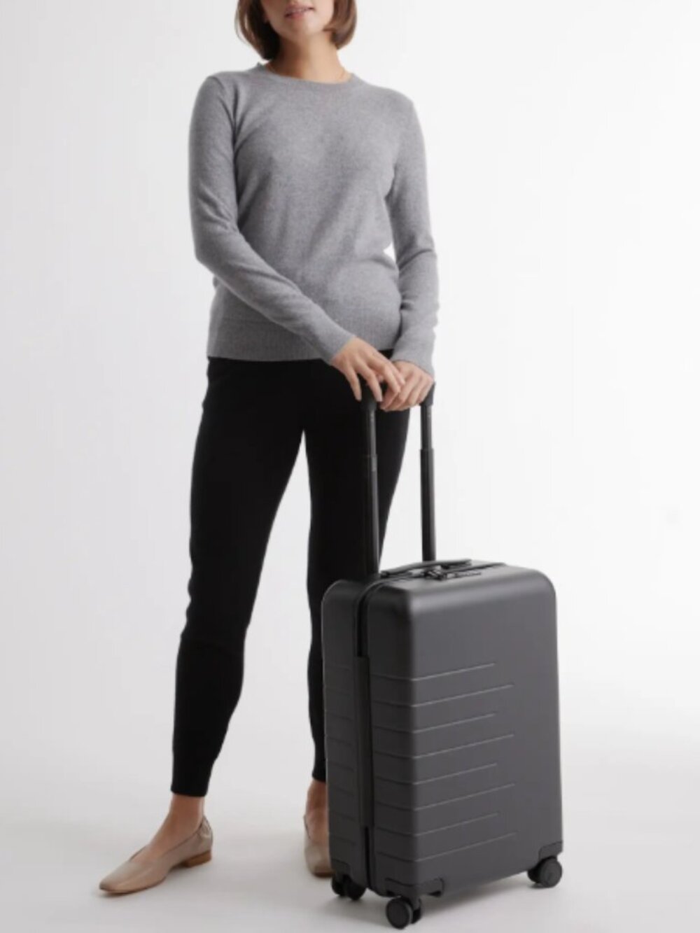 Quince Carry-On Suitcase Black
